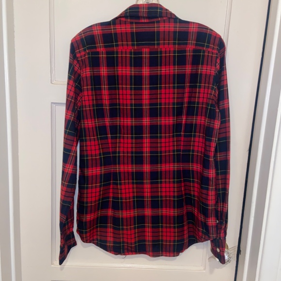 New Ralph Lauren Sport TARTAN PLAID GINGHAM POLO SHIRT JOCKEY RIDERS CLUB XMAS - Picture 6 of 10
